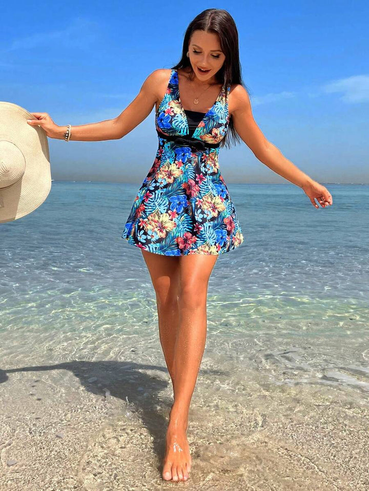 Kaimana | Tropical Tummy Control Tankini