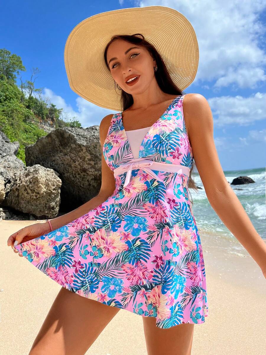 Kaimana | Tropical Tummy Control Tankini