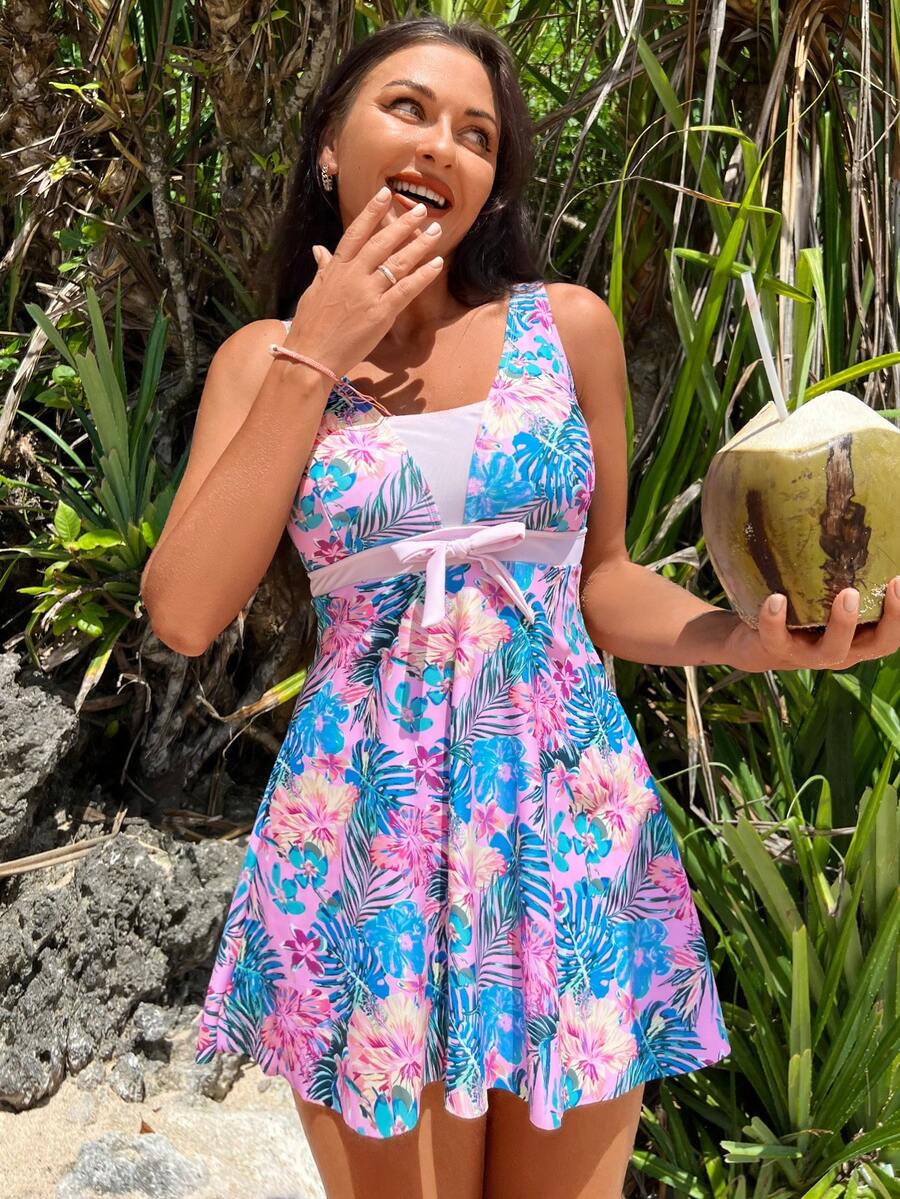 Kaimana | Tropical Tummy Control Tankini