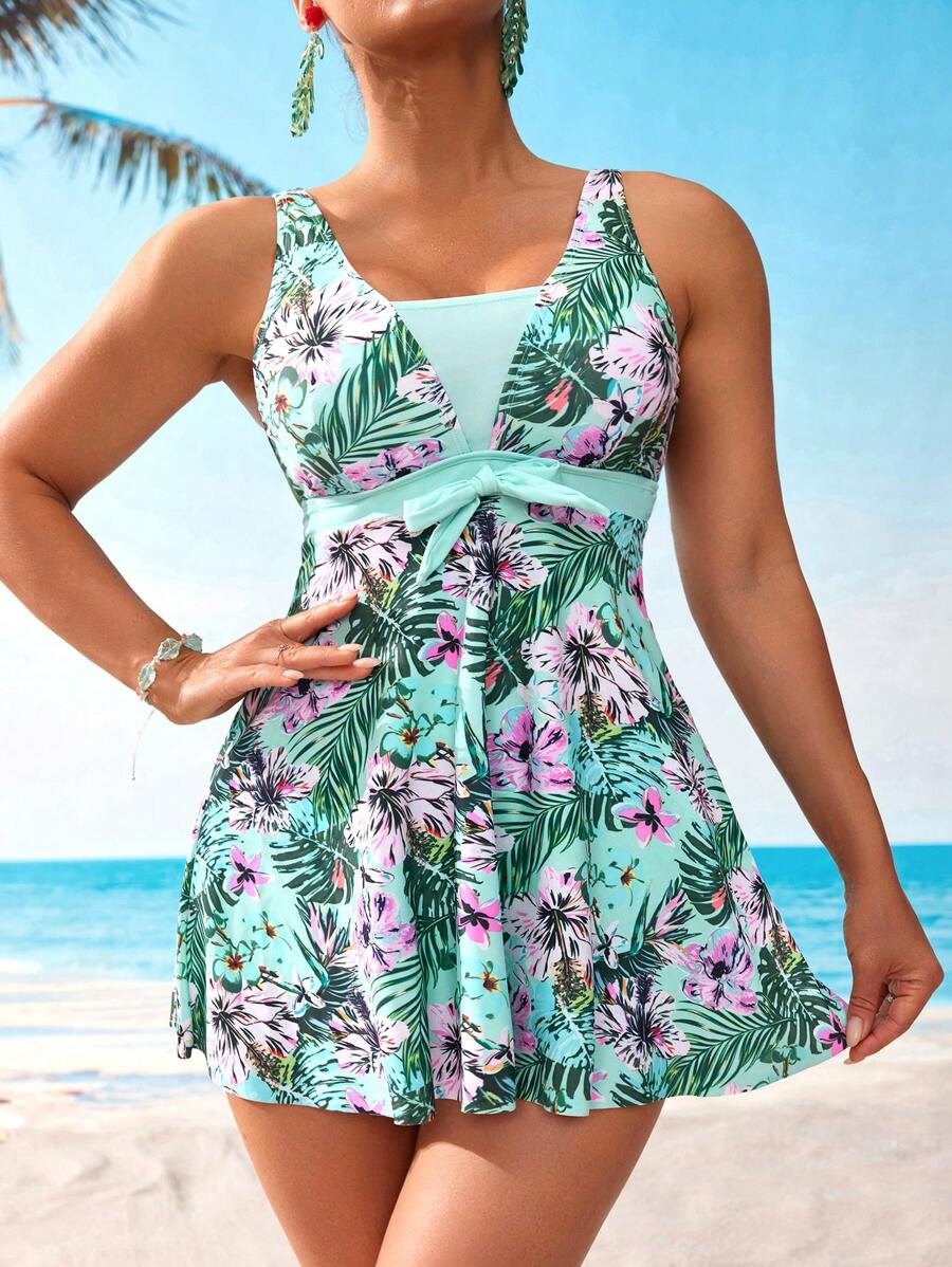 Kaimana | Tropical Tummy Control Tankini