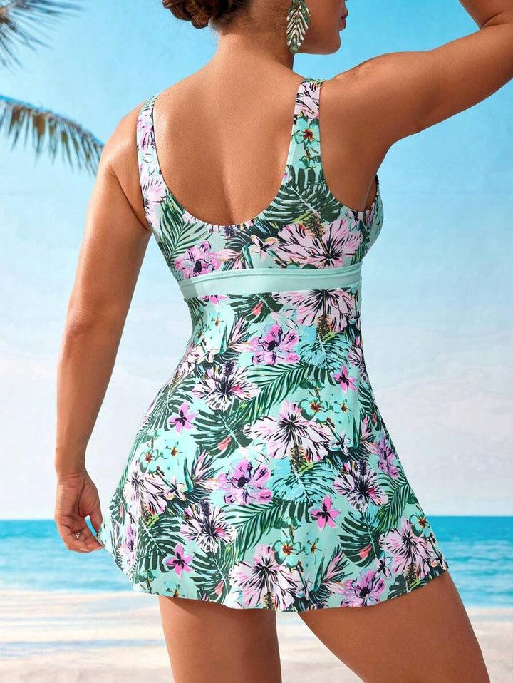 Kaimana | Tropical Tummy Control Tankini
