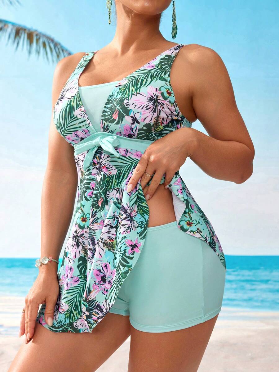 Kaimana | Tropical Tummy Control Tankini