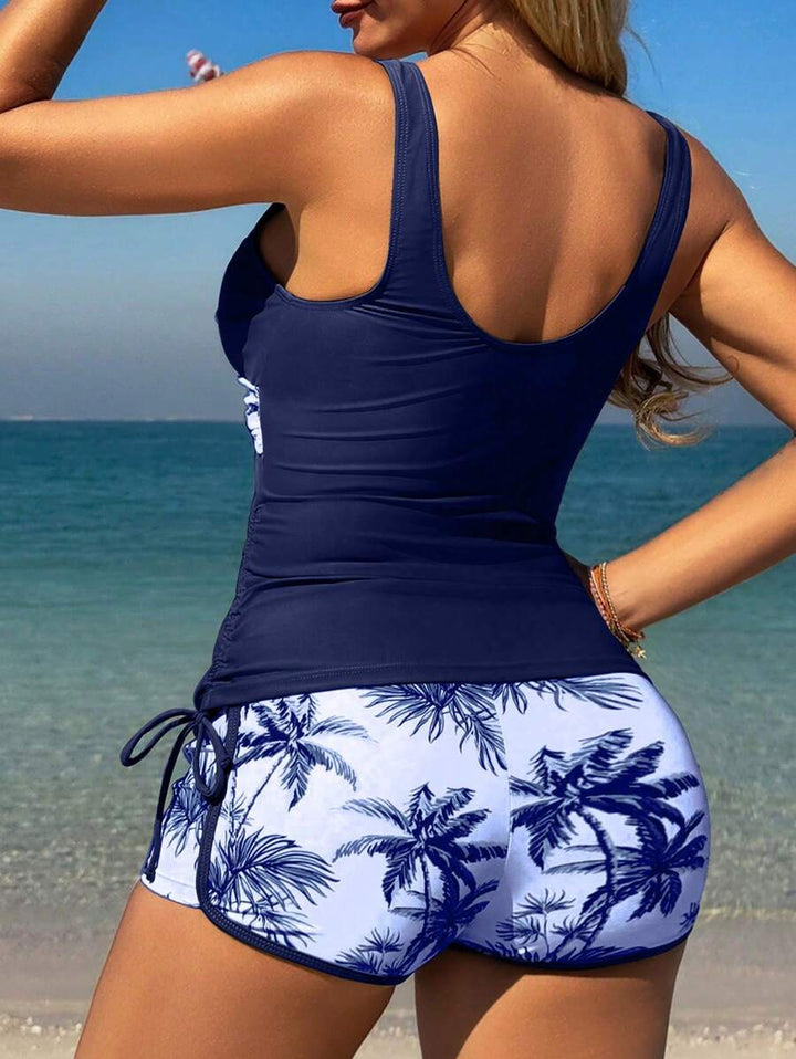 Tropical Breeze Tummy-Control Bikini Set