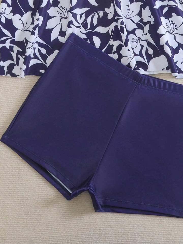 Floral Tummy Control Tankini by Breezy