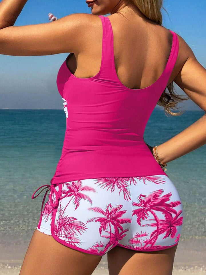 Tropical Breeze Tummy-Control Bikini Set