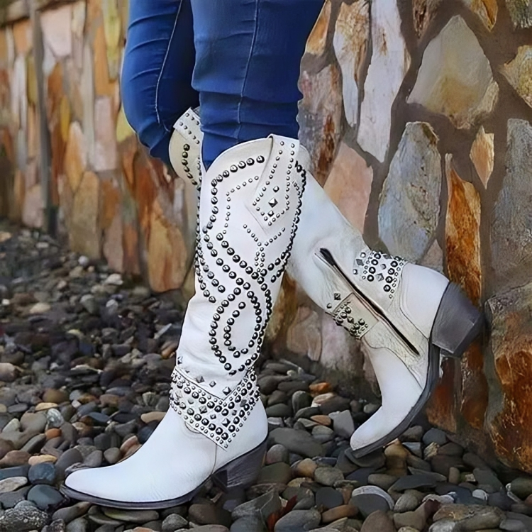 Monroe | Stylish Western Knee-High Boots