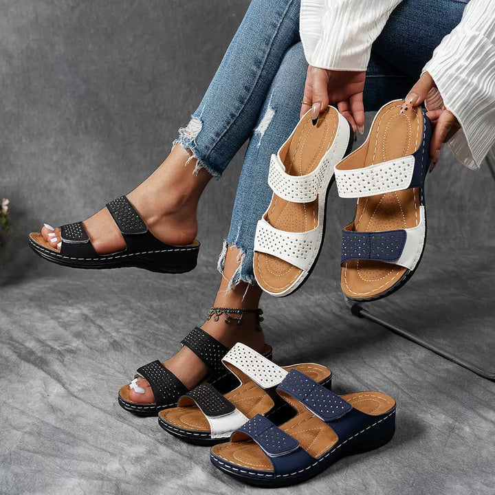 Ortholuxe™ – Comfortable Breathable Slip-On Orthopedic Sandals