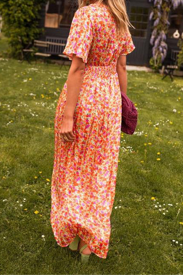 Charming Floral Summer Dress