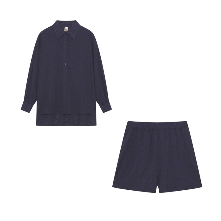 Elizabeth - Relaxed Shirt and Shorts Ensemble