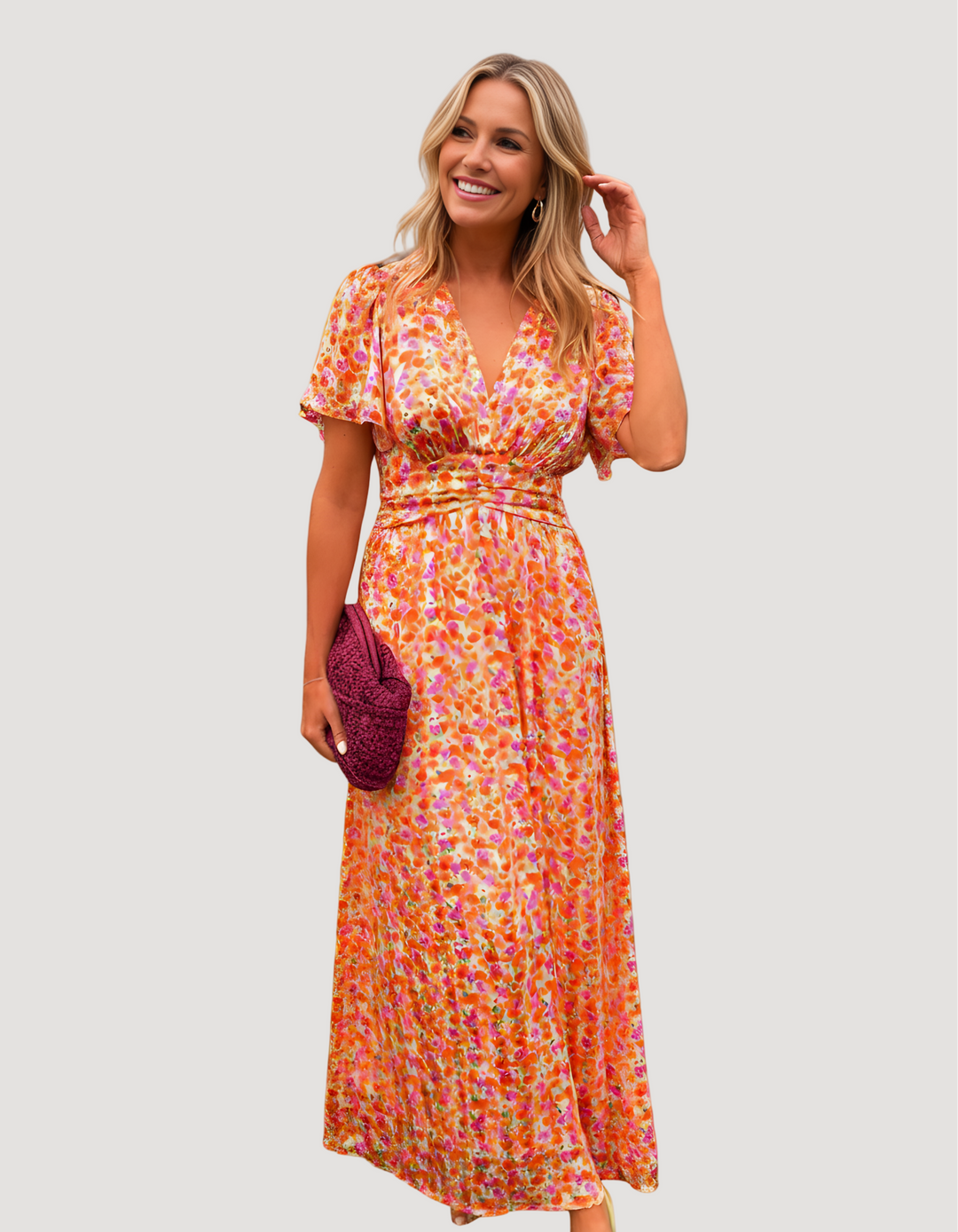 Charming Floral Summer Dress