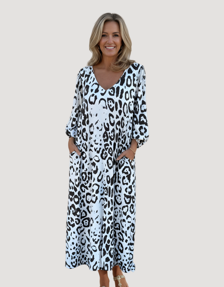 Leopard Print Summer Dress