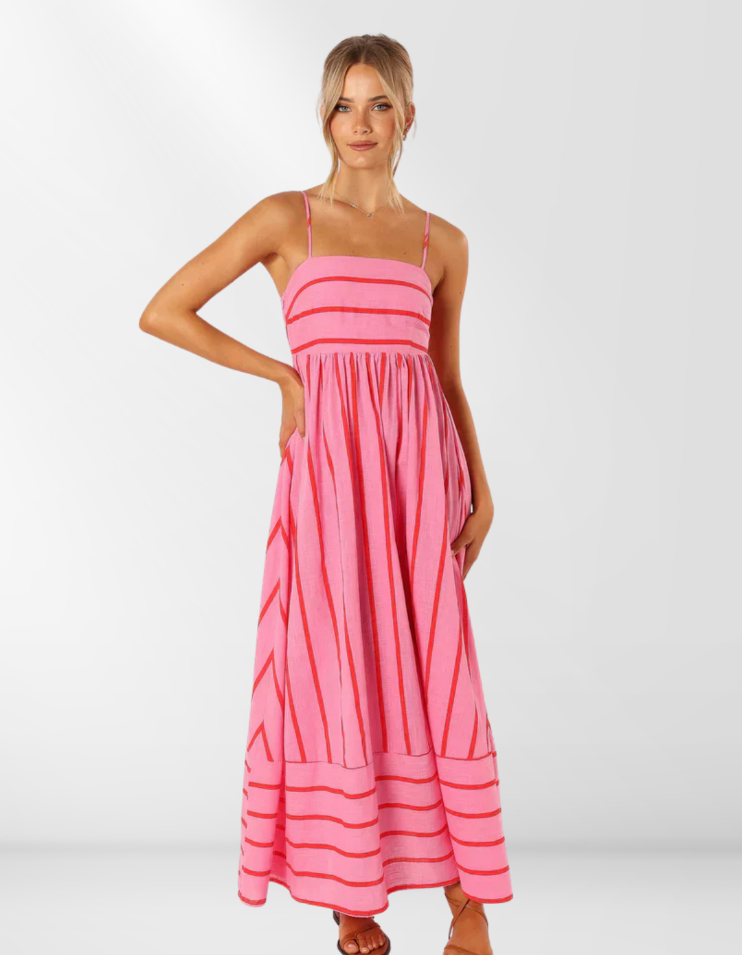 Sunset Stripes Dress