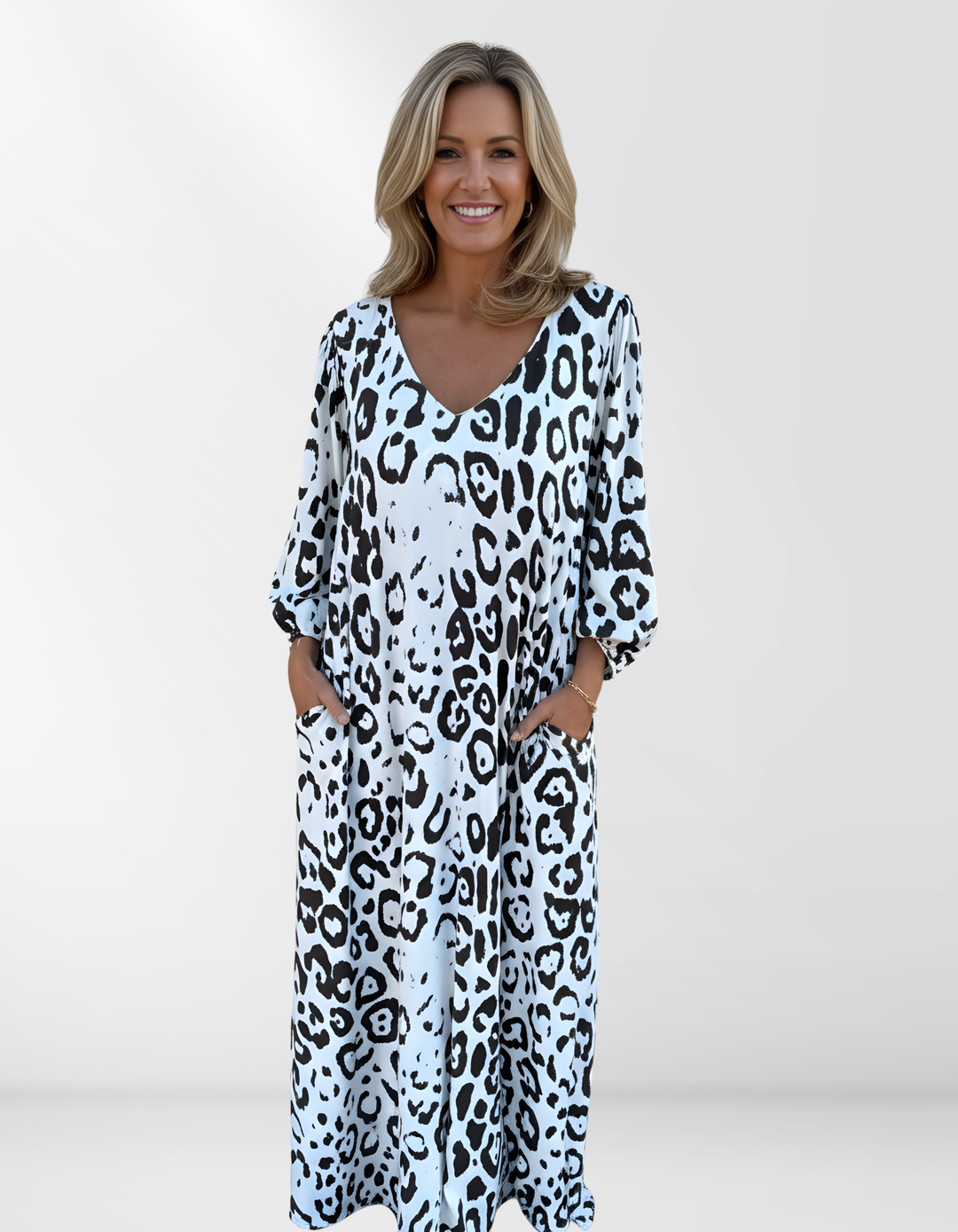 Leopard Print Summer Dress