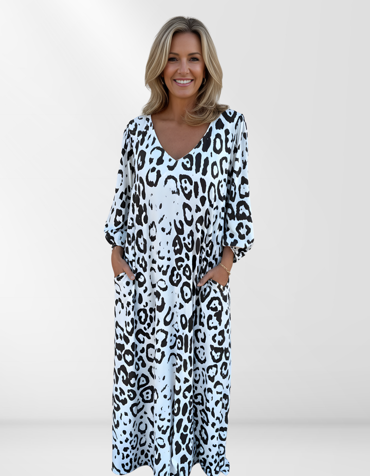 Leopard Print Summer Dress