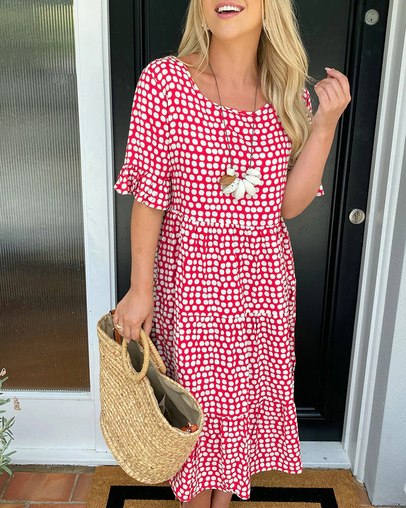 Chic Polka Dot Summer Dress for Women