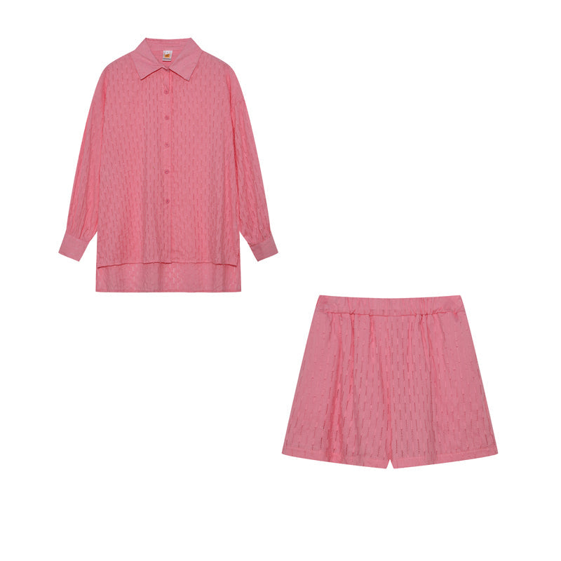 Elizabeth - Relaxed Shirt and Shorts Ensemble