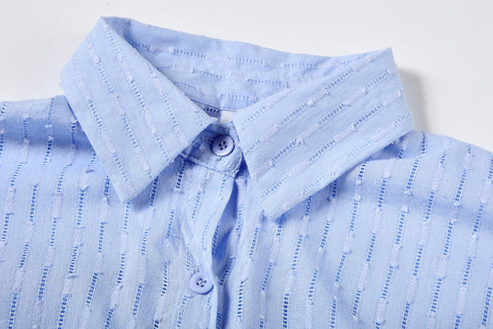 Elizabeth - Relaxed Shirt and Shorts Ensemble