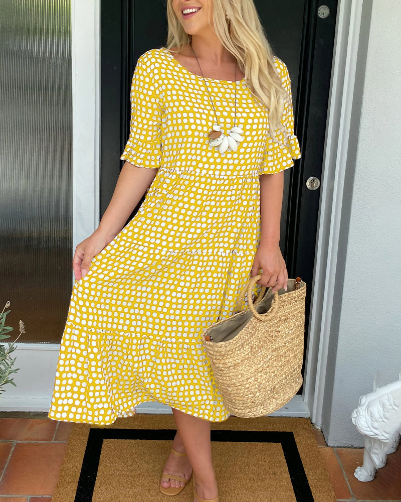 Chic Polka Dot Summer Dress for Women