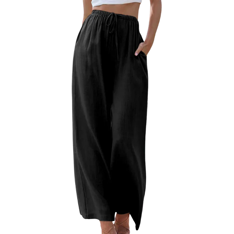 Verde | Elegant cotton/linen trousers