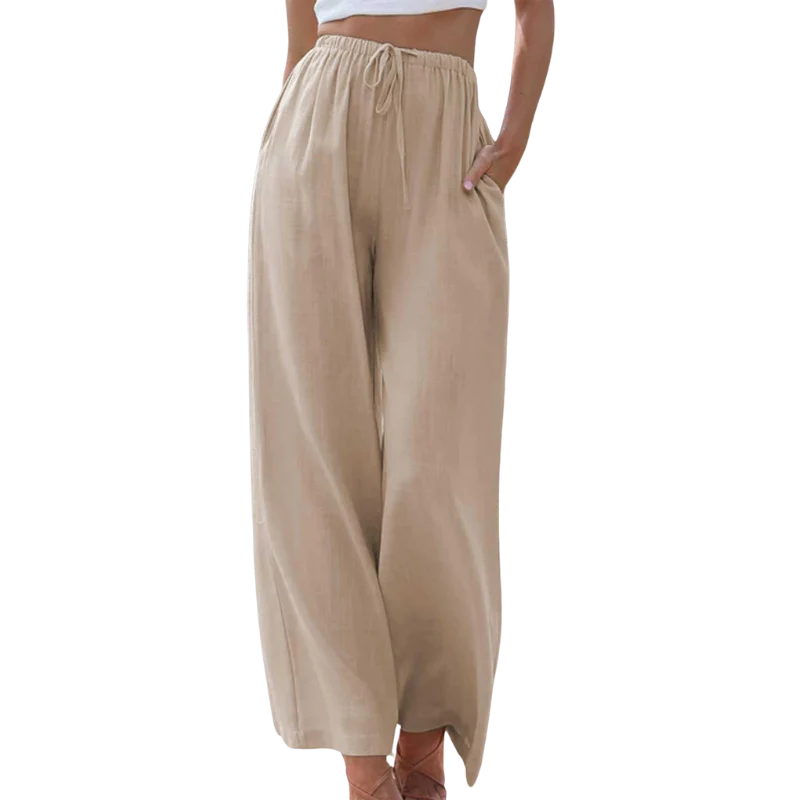 Verde | Elegant cotton/linen trousers