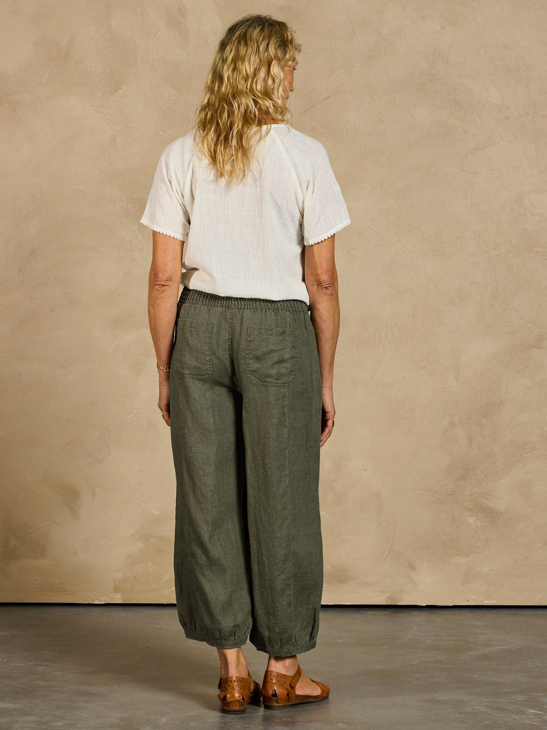 Olive Sadhu Style French Pants