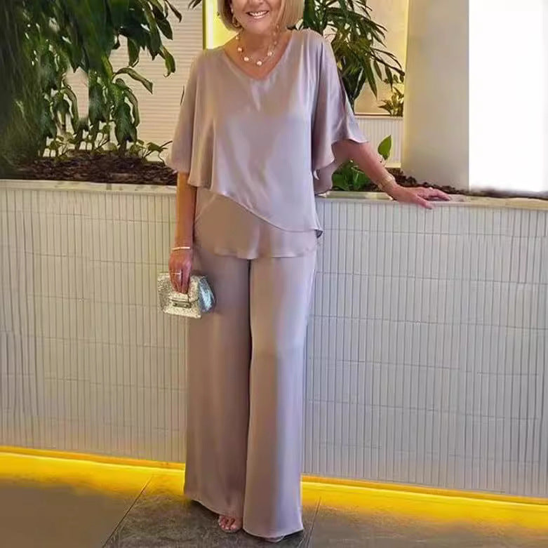 Effortless Elegance: Wide-Leg Set by Martha