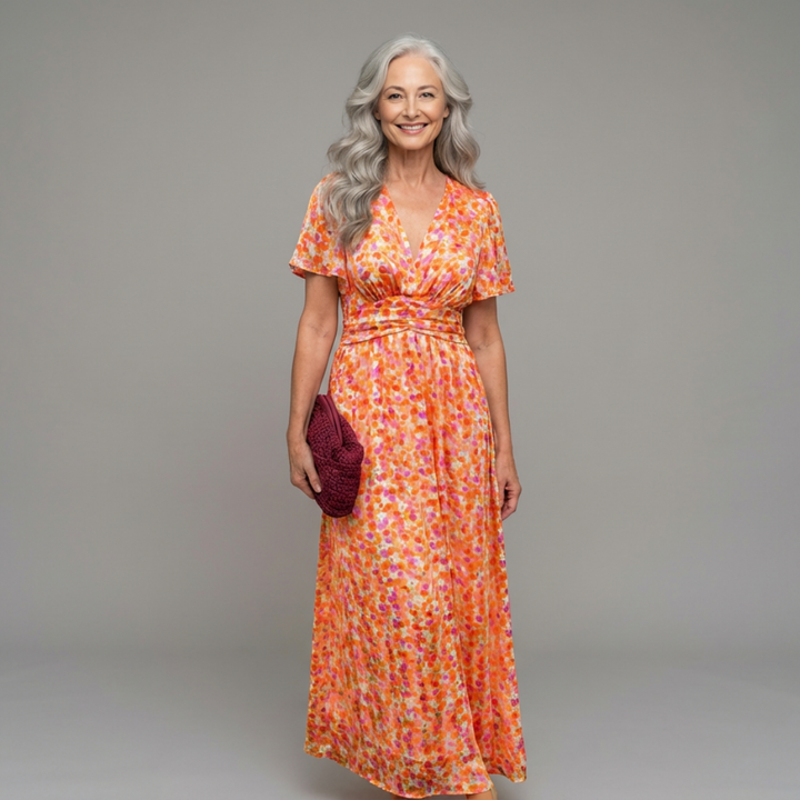 Charming Floral Summer Dress