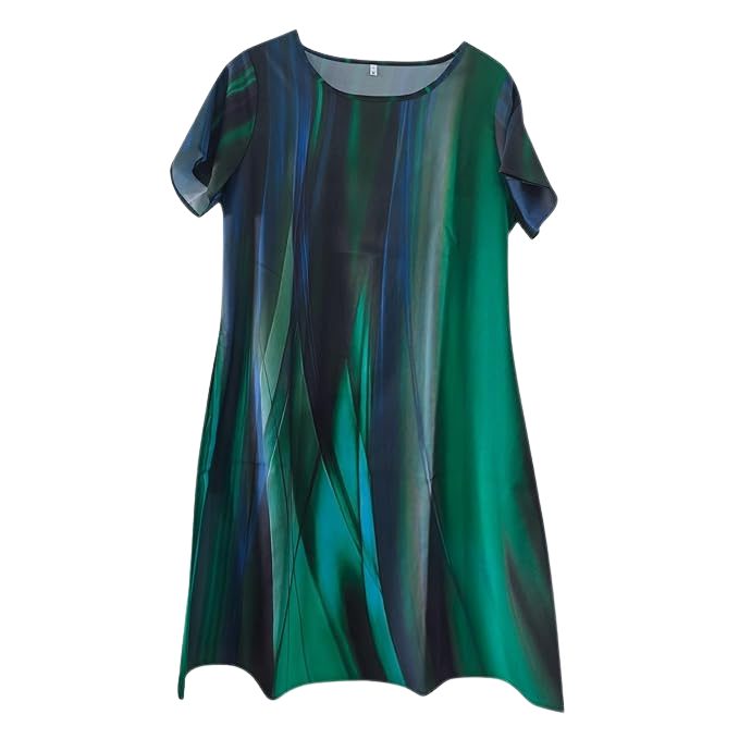 Bohemian Gradient Casual Dress by Genna