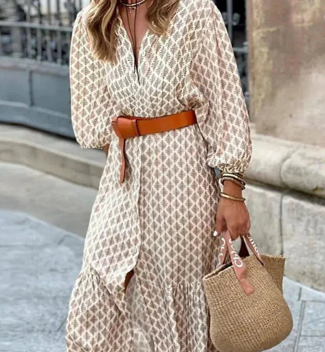 Graceful A-Line Dress by Aida