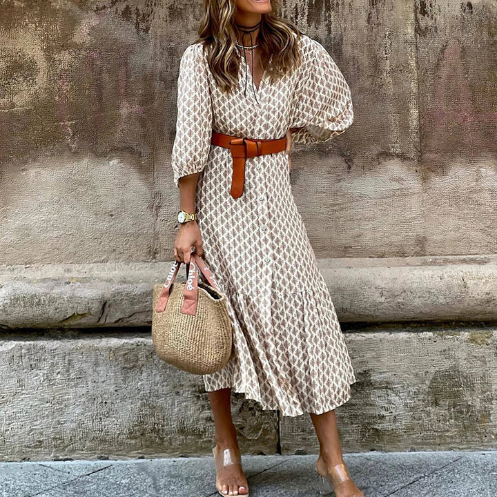 Graceful A-Line Dress by Aida