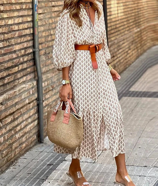 Graceful A-Line Dress by Aida