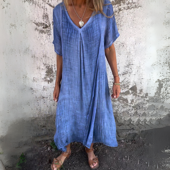 Casual Linen Summer Dress for Everyday Wear