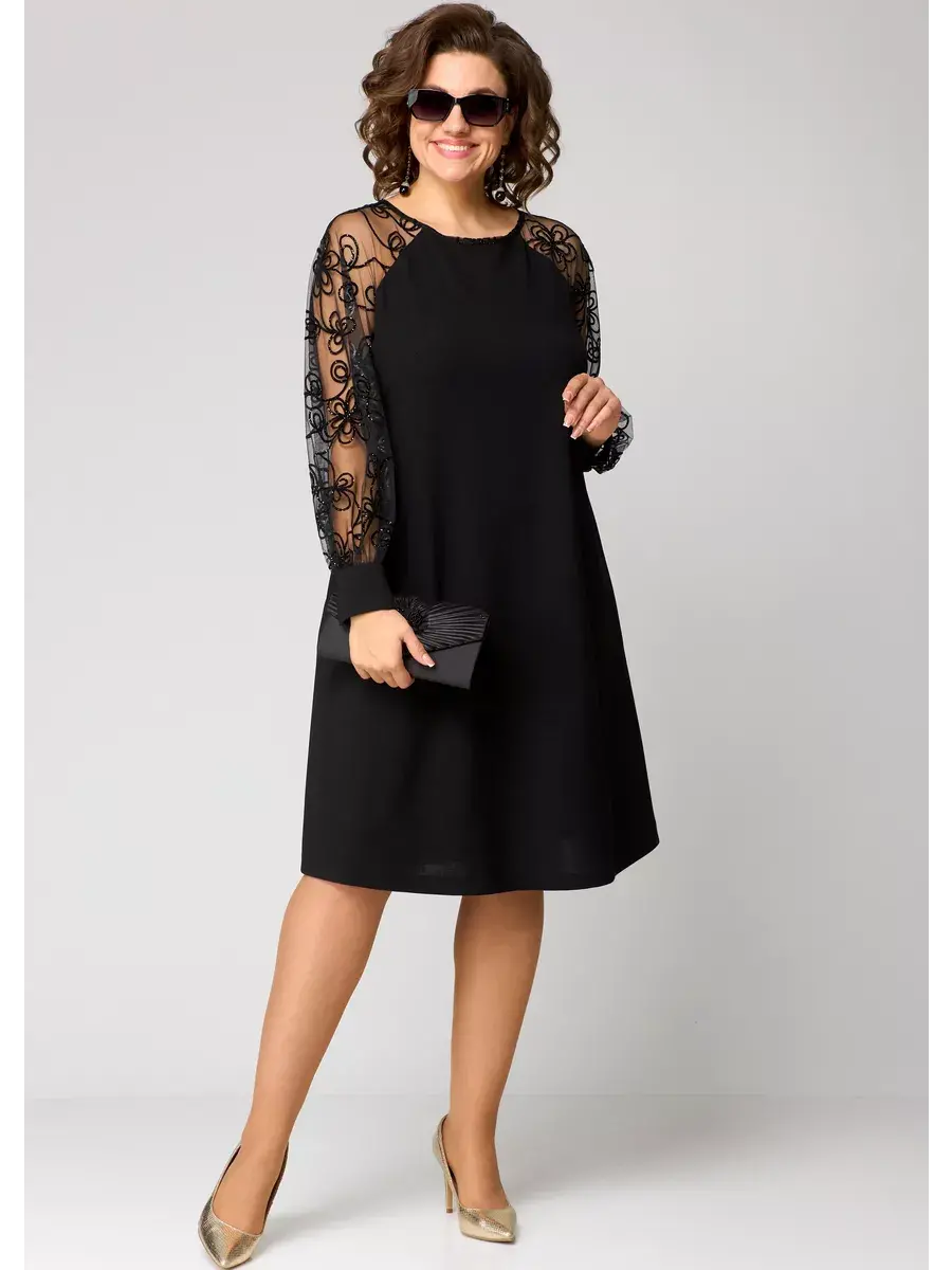Lidia™ | Timeless Lace Sleeve Dress