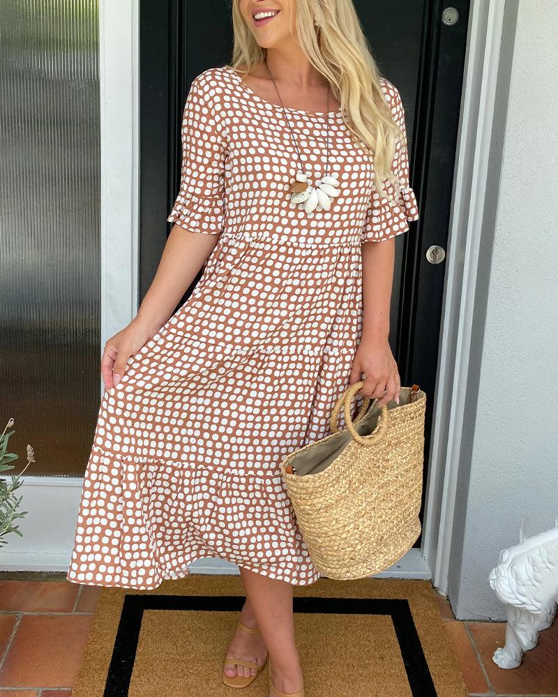 Chic Polka Dot Summer Dress for Women
