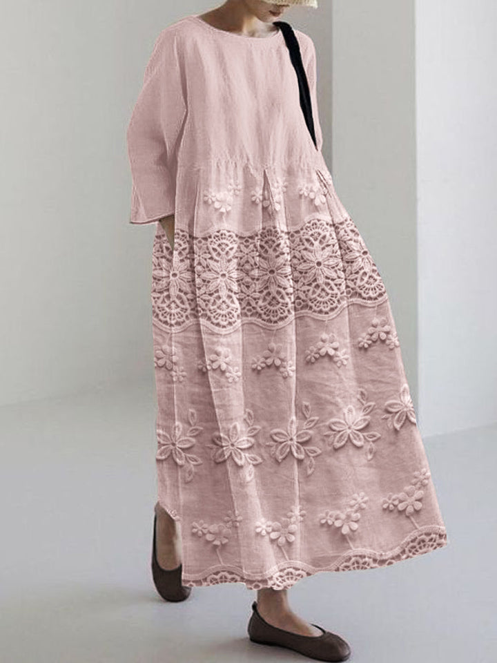 Zara | Elegant Floral Lace Dress