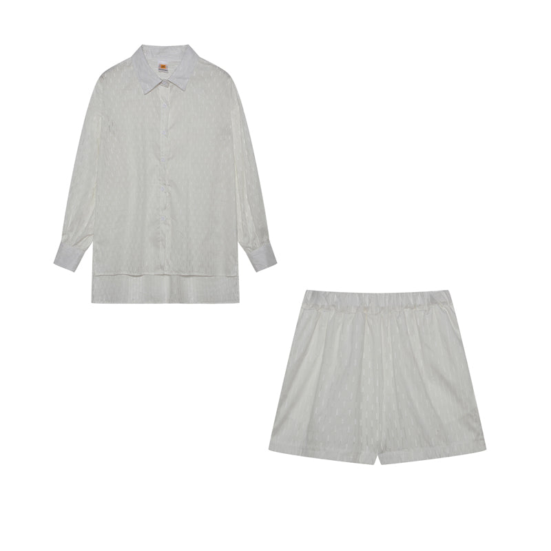 Elizabeth - Relaxed Shirt and Shorts Ensemble