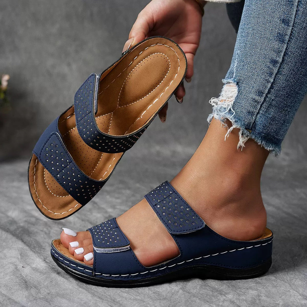 Ortholuxe™ – Comfortable Breathable Slip-On Orthopedic Sandals