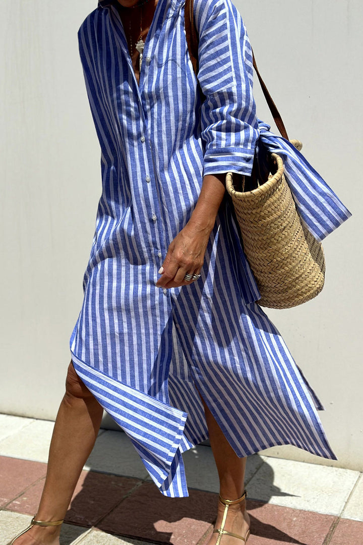Harper Stripe Shirt Dress