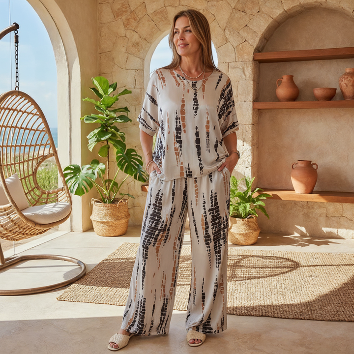 Marie - Stylish Printed Loungewear Set