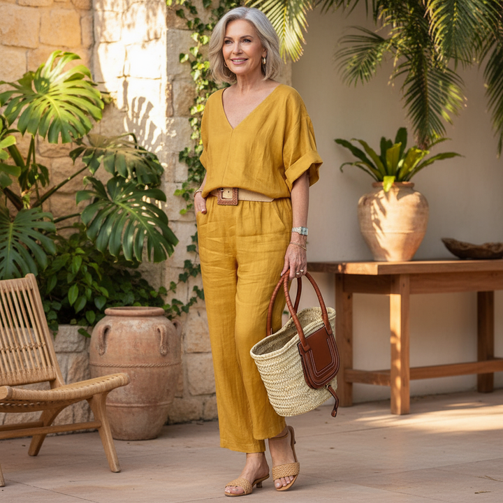 Chic Blythe - Effortless Two-Piece Outfit