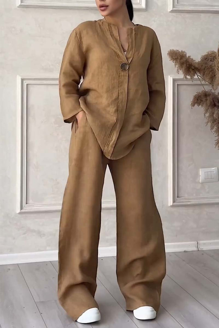 Cozy Two-Piece Lounge Set - Mirelda Collection