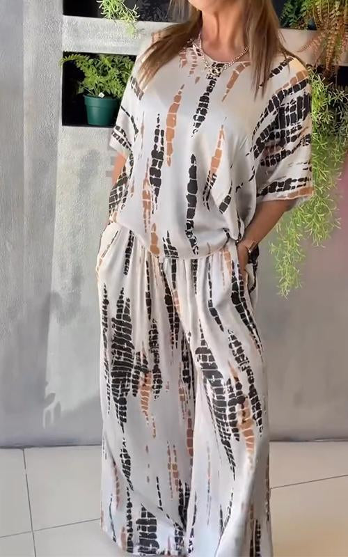 Marie - Stylish Printed Loungewear Set