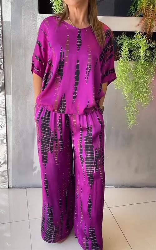 Marie - Stylish Printed Loungewear Set