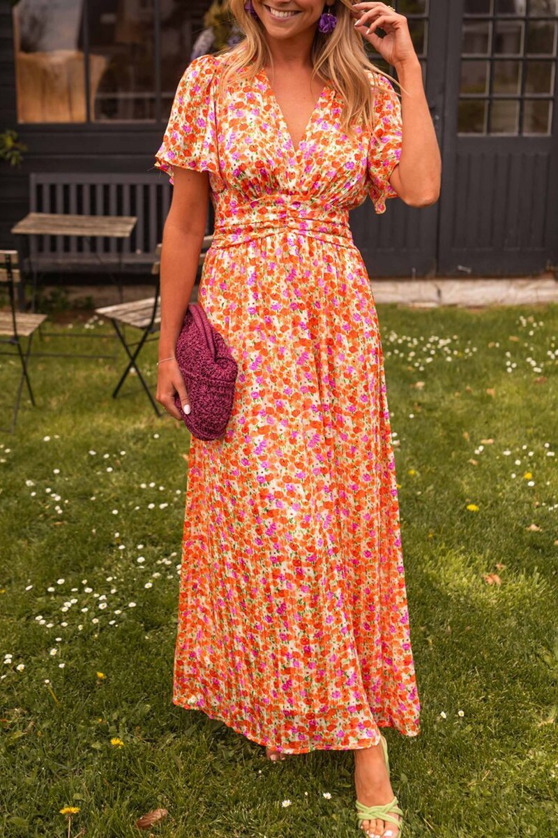 Charming Floral Summer Dress