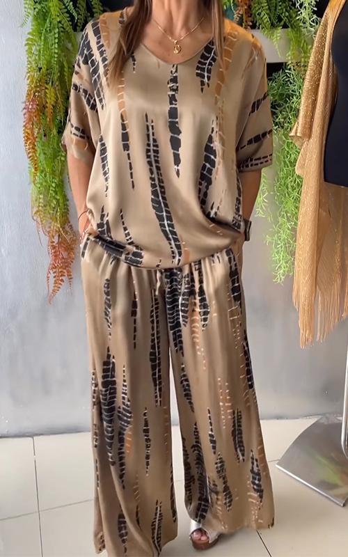 Marie - Stylish Printed Loungewear Set