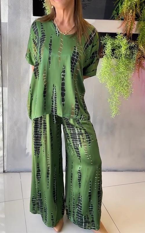 Marie - Stylish Printed Loungewear Set