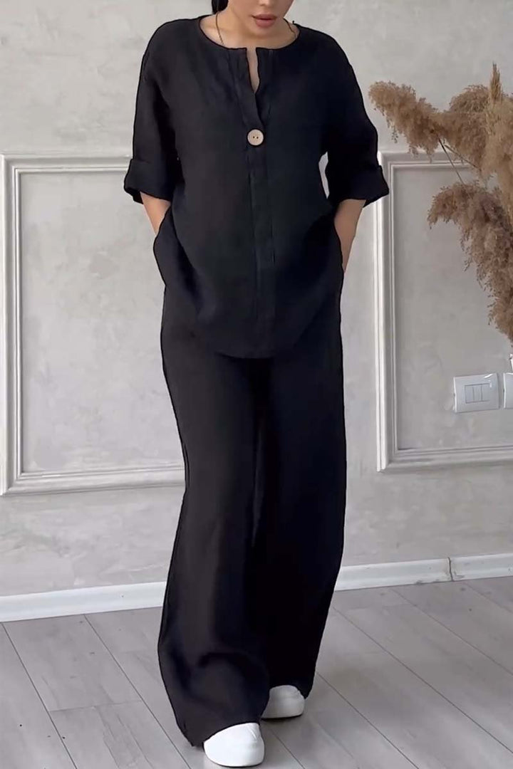 Cozy Two-Piece Lounge Set - Mirelda Collection