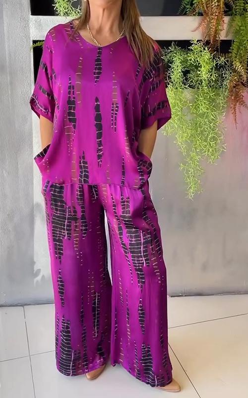 Marie - Stylish Printed Loungewear Set