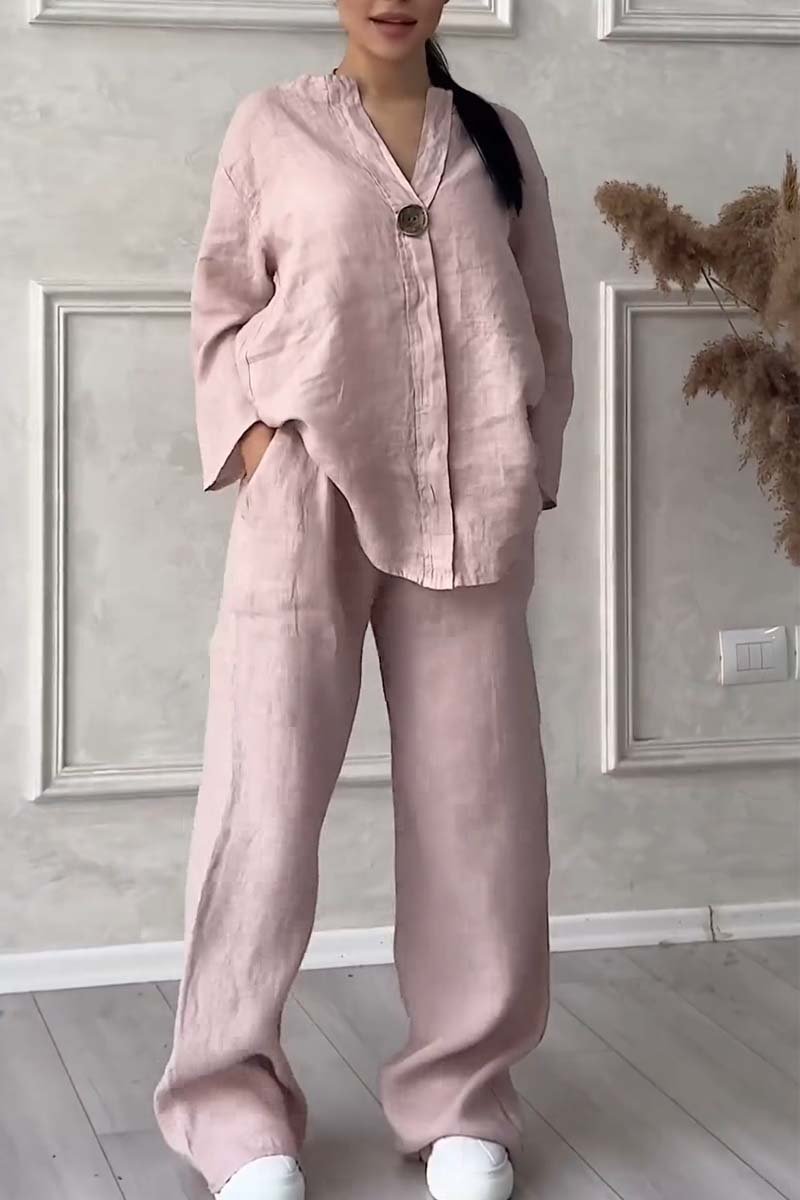 Cozy Two-Piece Lounge Set - Mirelda Collection