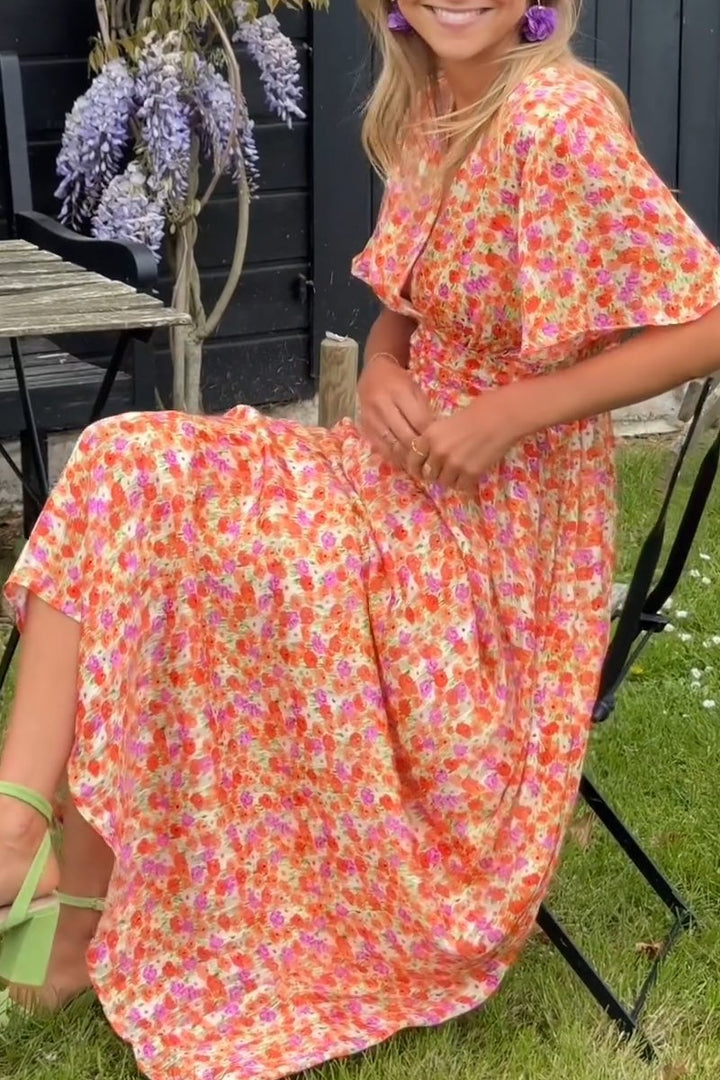 Charming Floral Summer Dress